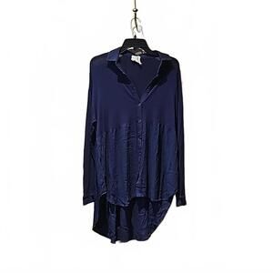 Anthropologie  Everleigh blue top size M